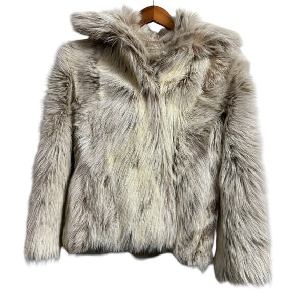 Dino Rocco Vintage Goat Fur Coat in White Cream - Picture 2 of 9